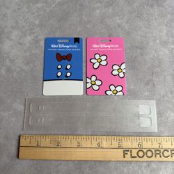 Walt Disney World Official Luggage Tags (Set Of 2) Straps included His & Hers