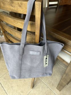 MILA Luxury Suede Tote Bag