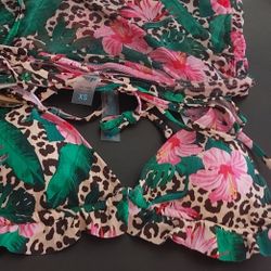 3pc Bathing Suit Women Set New W Tags Sz XS 
