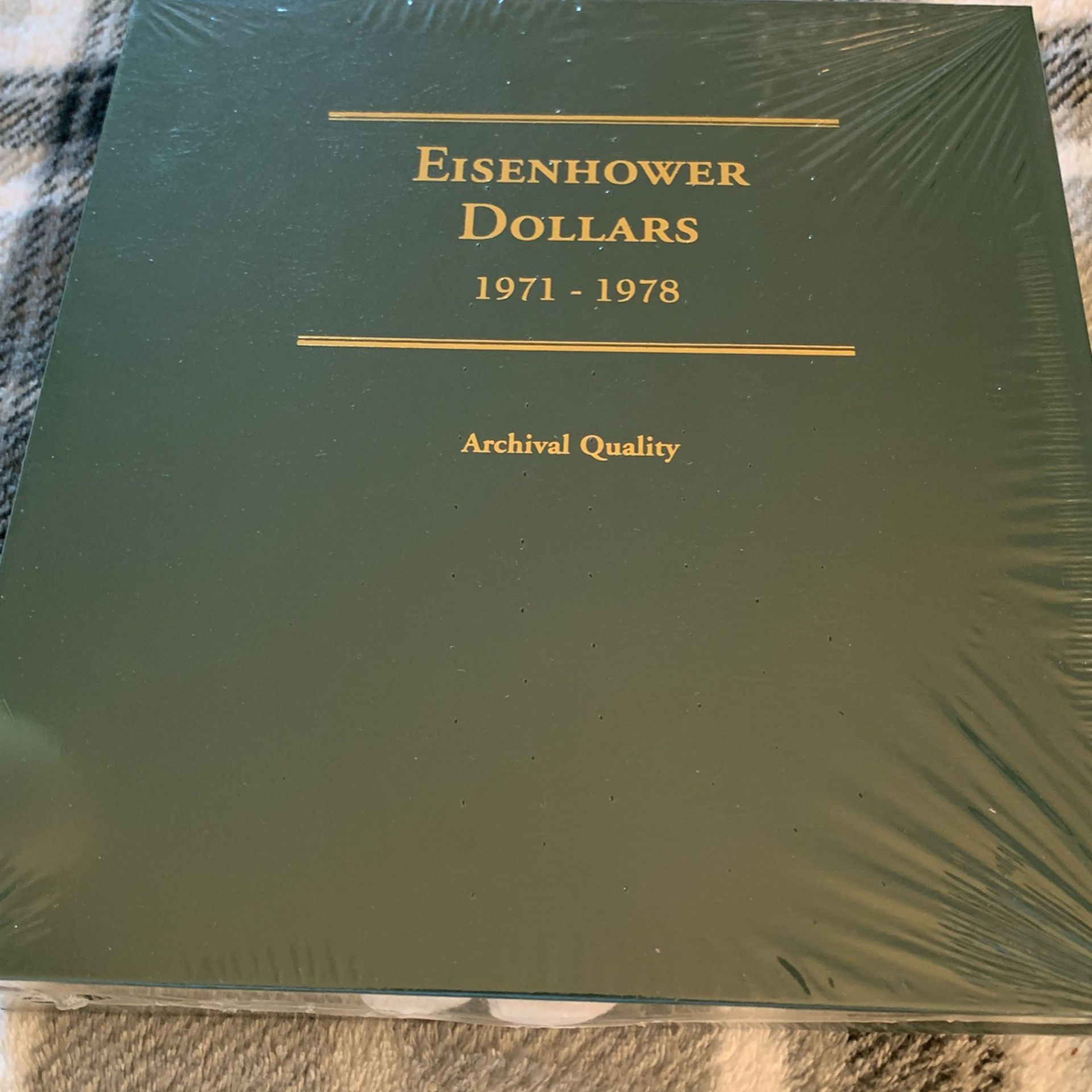 Littleton Eisenhower Dollars Coin Album - Coins Not Included.