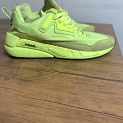 Diesel Neon Green Retro Sneakers 1978