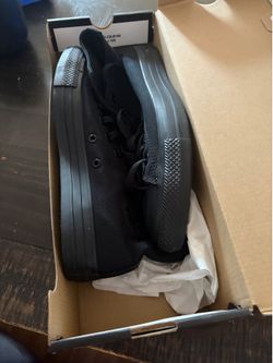 Unisex all black high tops