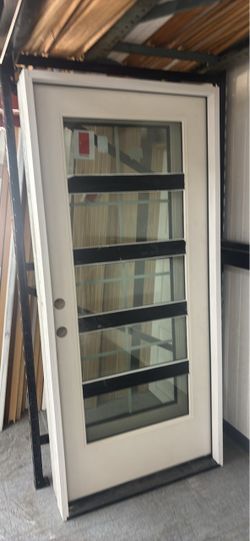 therman tru 5 panel clear lite door