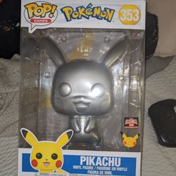 Silver Pikachu Targetcon Funko Pop
