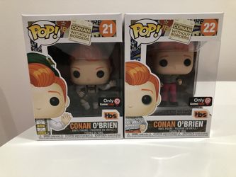 (2) Conan O’Brien Team Coco Funko Pops