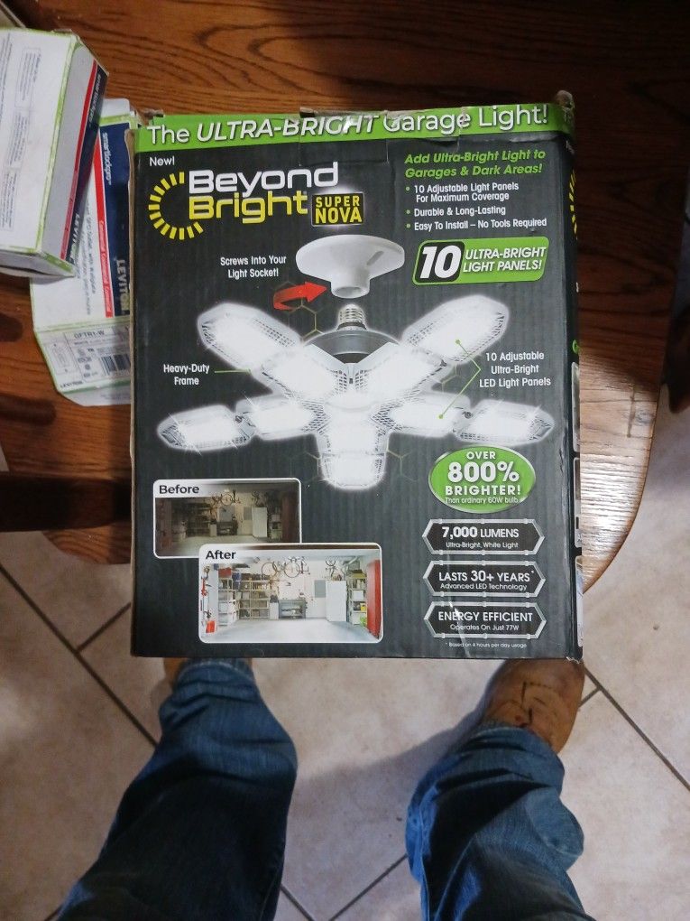 Beyond Bright Supernova 10 Ultra Bright Light Panels 800% Brighter 7000 Lumens