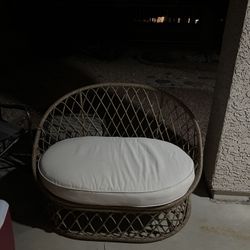 Bamboo Patio Loveseat