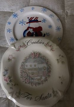 Xmas plates