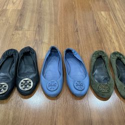 Tory Burch Reva Ballerina Flats Size 9 $20 Each 