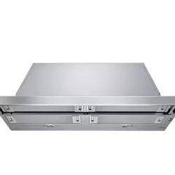 500 Series 36 in. Pull-Out Range Hood with Lights in Stainless Steel