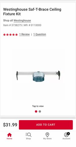 Ceiling fan brace