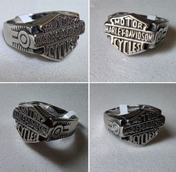 Harley Davidson motorcycle Biker Ring 11 12 13 shipping Available