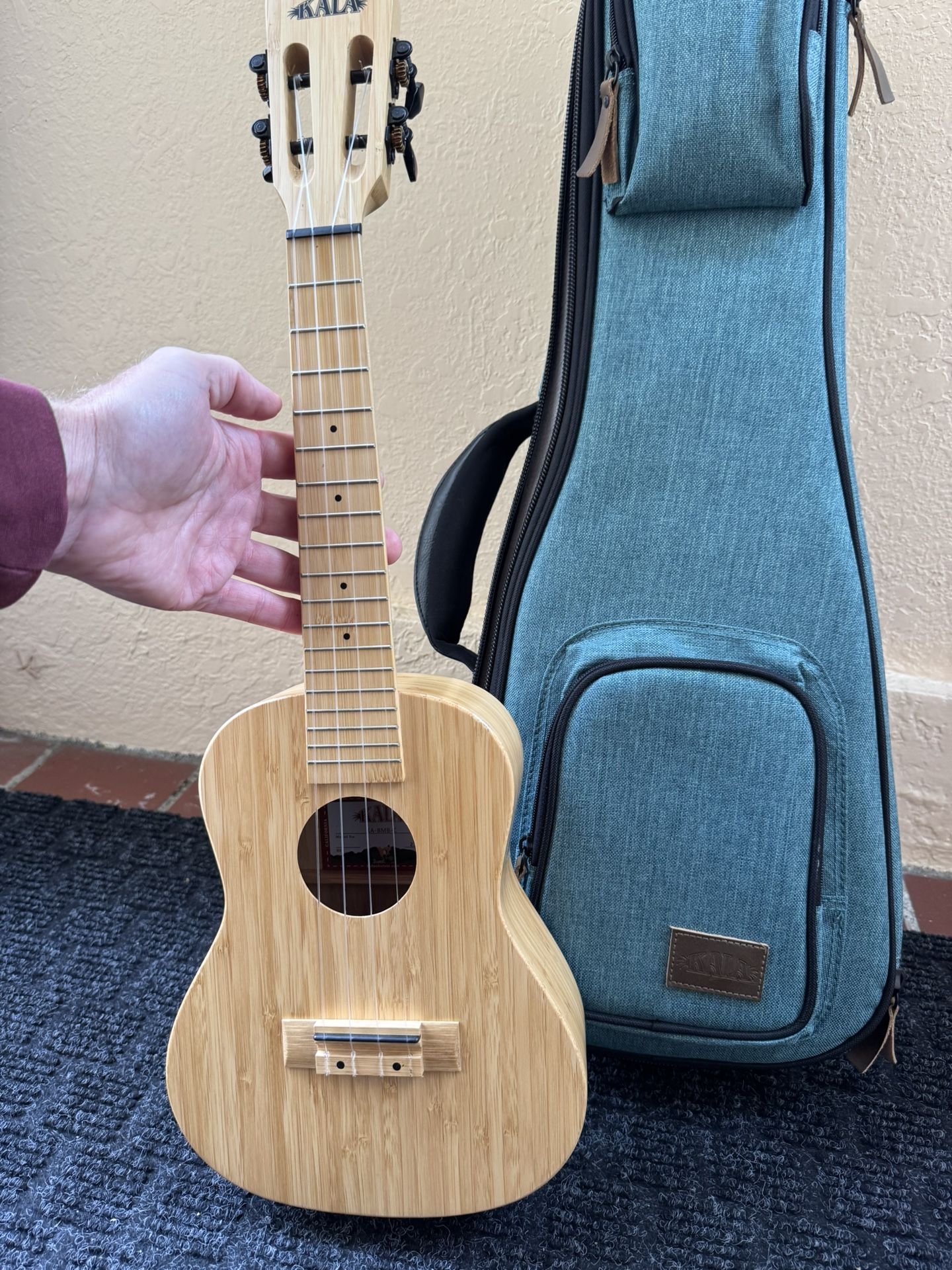Kala Bamboo Ukulele with Case