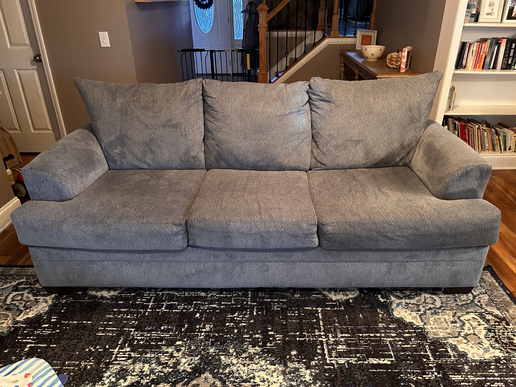 Blue/Grey Couch
