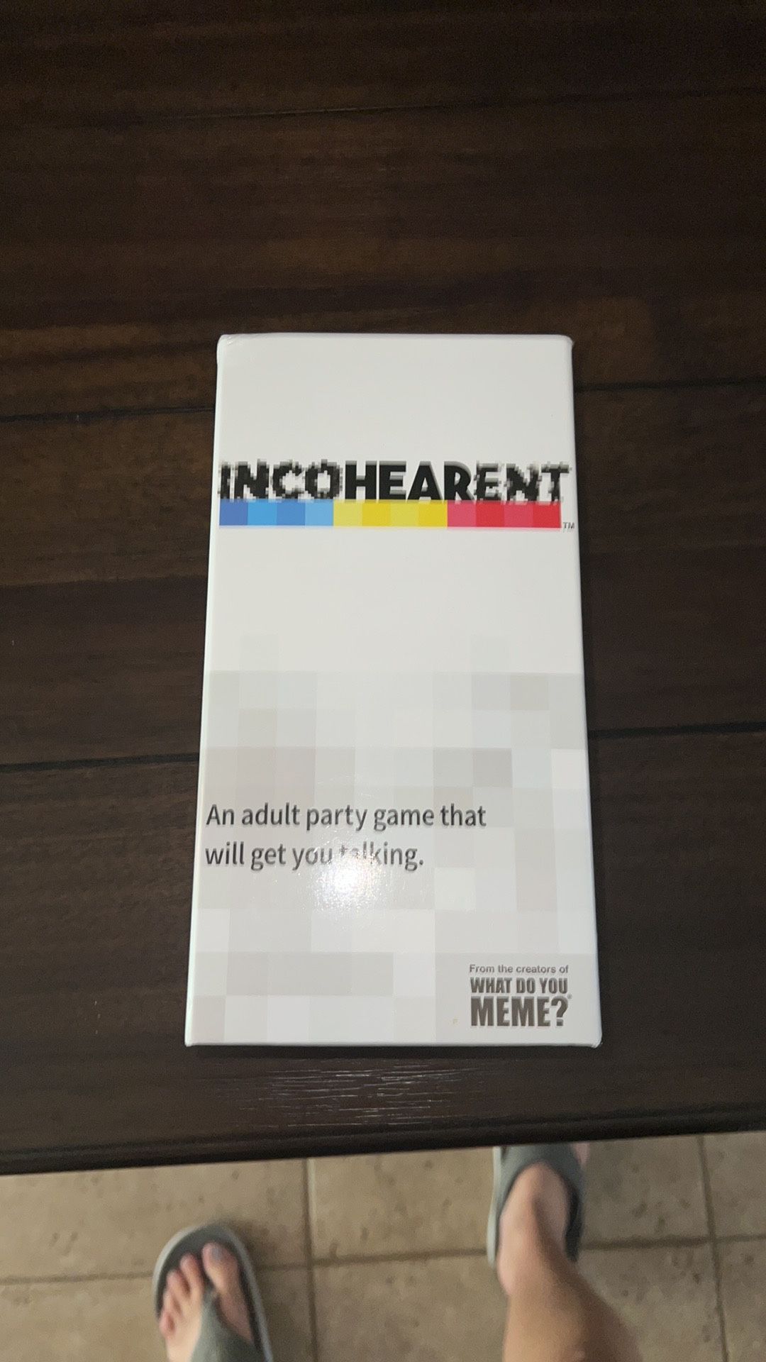 Incohearent Adult Party Game