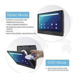 Proscan Elite 10.1" Quad Core Tablet/Portable DVD Combo 2GB/32GB w/ HDMI Port An