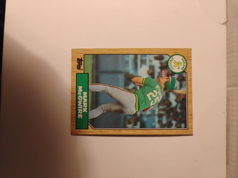 Topps 1986 Mark McGuire Rookie Card