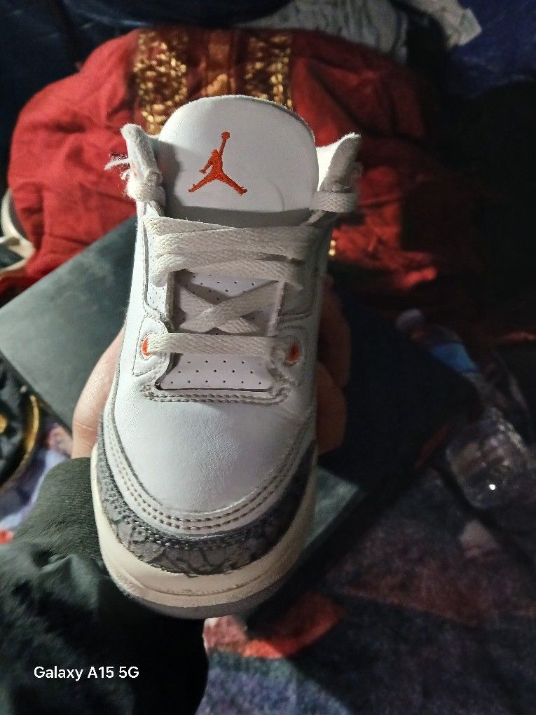 This Is a Pair Of Jordan Retro 3 Georgia Peach