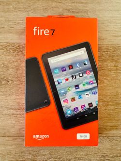 New Sealed Amazon Fire 7 Tablet, 16GB, 12th Gen, Black