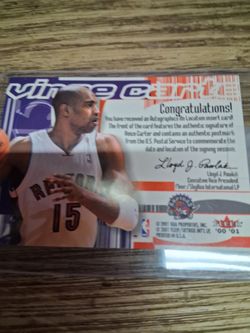 1991 Skybox Vince Carter AUTO