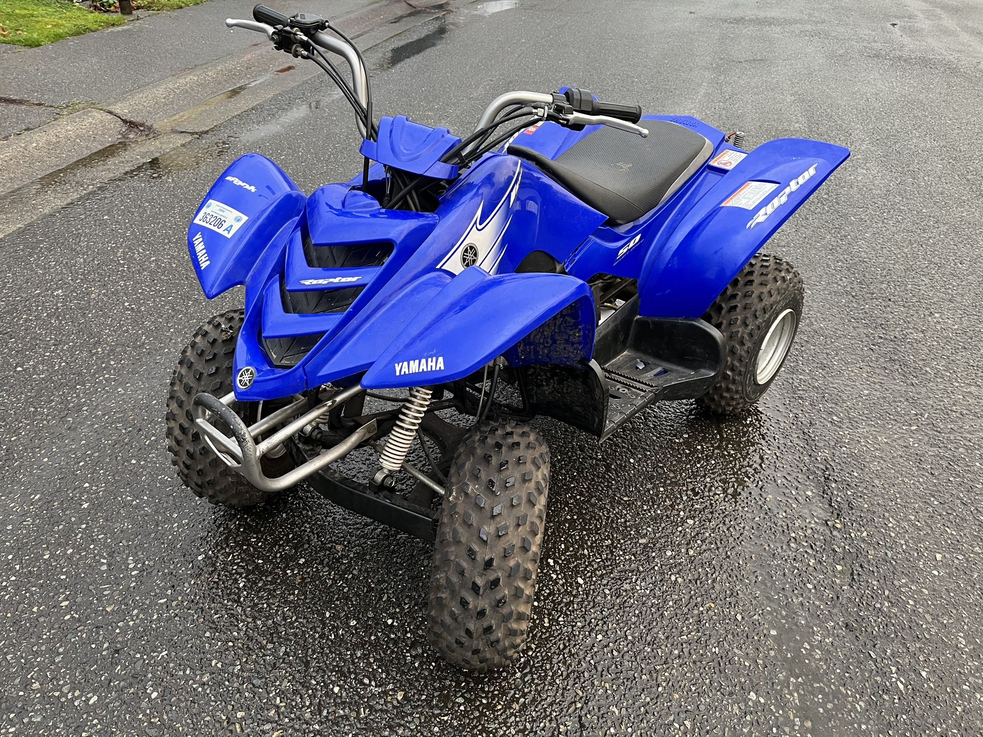 2007 Yamaha Raptor 50cc