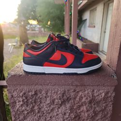 Size 10 And The Color Is Red And Blue And They Are Nikes