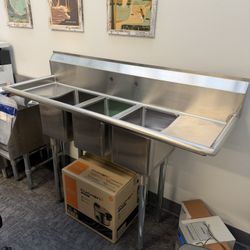 3 Compartment Sink