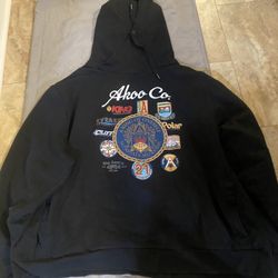 Akoo Hoodie, Color- Black, Size-5X