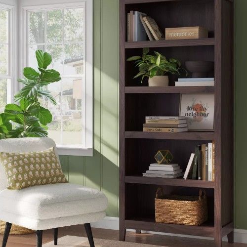 72 Carson Shelf Bookcase Threshold™ Espresso BrownADO #:TGT