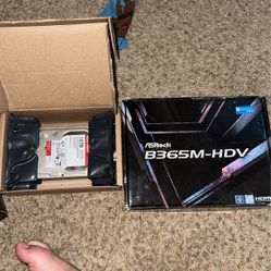 1TB Storage And Motherboard 