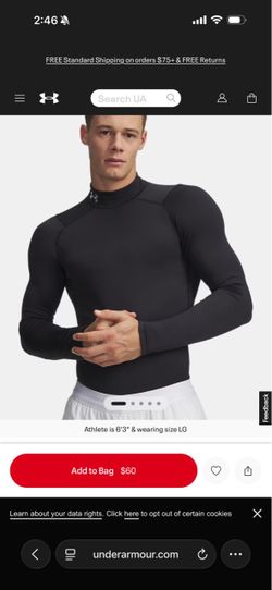 Men’s UA compression long sleeve