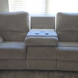 Reclining Sofa With Vibration And Heat