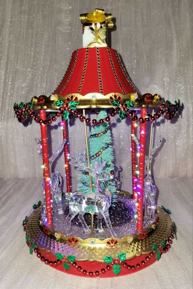 Hand Crafted Christmas Carousel