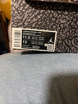 Jordan Spizike Low White University Blue Size 11.5