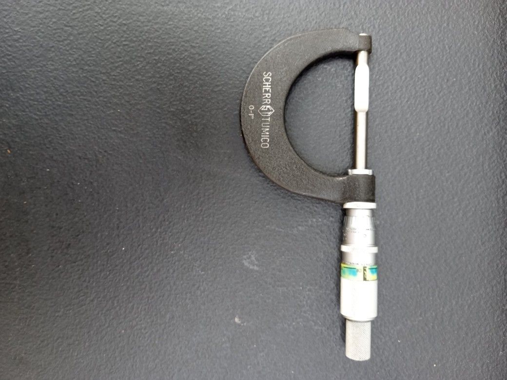 Scherr Tumico Micrometer 0-1"