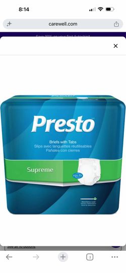 Presto XXl adult diapers