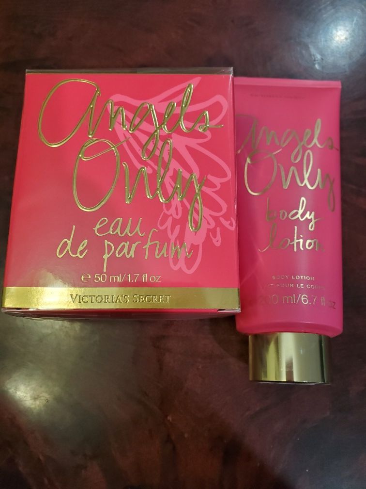 Victoria's secret angels only perfume and lotion