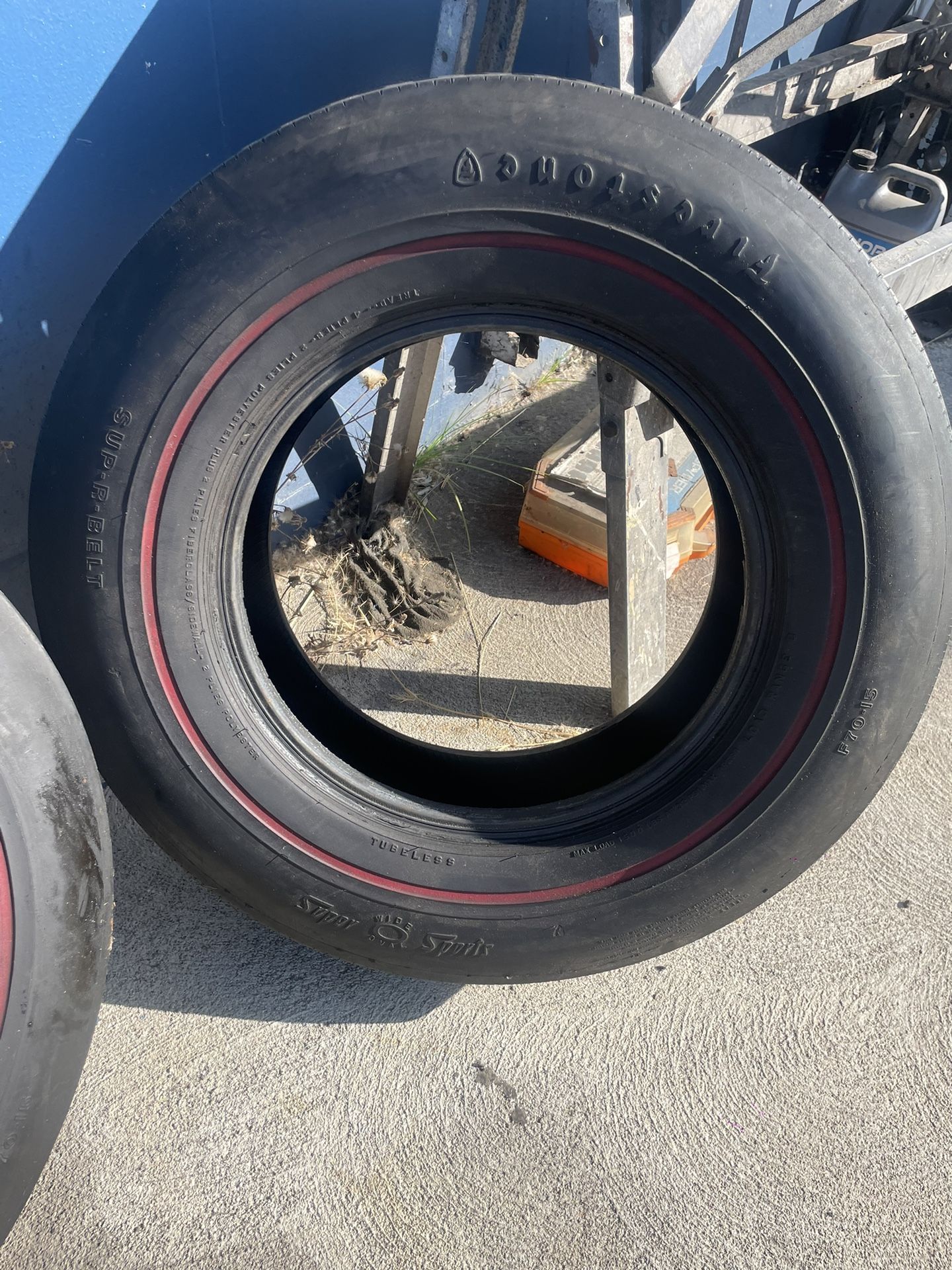 Firestone Redwall Tires F70-15