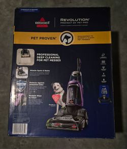 BISSELL ProHeat 2X Revolution Pet Pro Upright Deep Cleaner, for Carpets and Upholstery, Turbo Strength Motor Technology, 3 Cleaning Modes, Heatwave Te
