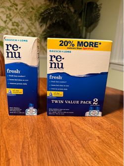 Contact solution - 3 unopened boxes - see photos