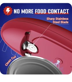 Electric Can Opener For Smooth Edge Automatic Battery Operated One