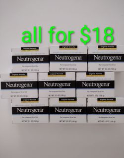 Neutrogena Original Gentle Facial Cleansing Bar, Fragrance-Free Daily Face Soap, 3.5 oz