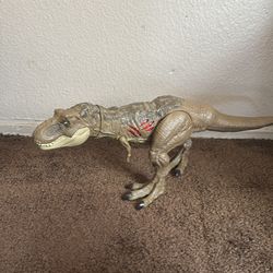 Camp Cretaceous scarred Trex  Mattel toy