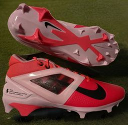 Brand New Nike Alpha Menace 4 Pro Pink Black Football Cleats Men Sizes 7, 8.5, 9.5, 11