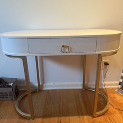 Oval Vanity And Writing Desk 