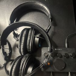 SONY MDR-7506 HEADPHONES & AUDIO SPLITTER 