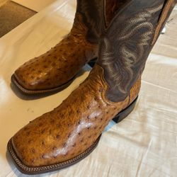 New Dan Post Genuine Ostrich Boots
