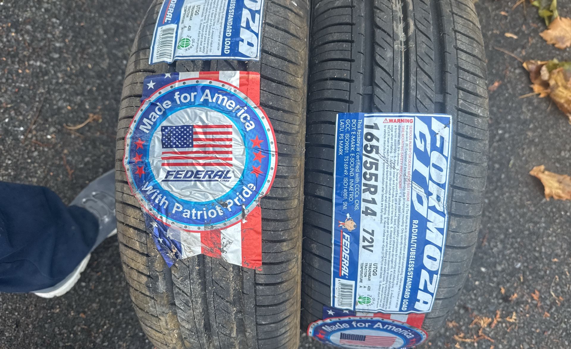 Tires 165 55 R14 