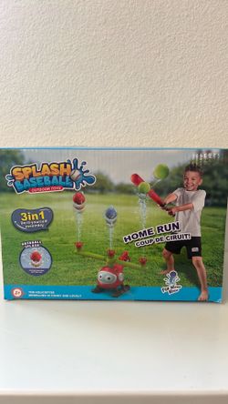 New! Splash Baseball 3-in-1 Kids Outdoor Water Toy ⚾️💦