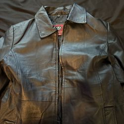 Marc Mattis Black Leather Jacket